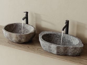 Silent wash basin wash basin 3d model