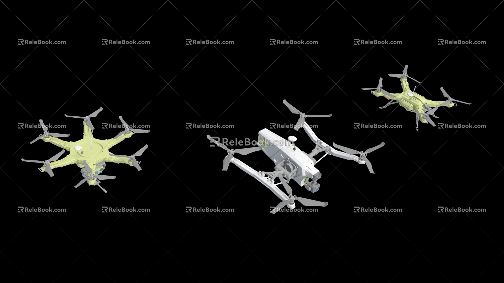 UAV aircraft 3d model