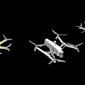 UAV aircraft 3d model