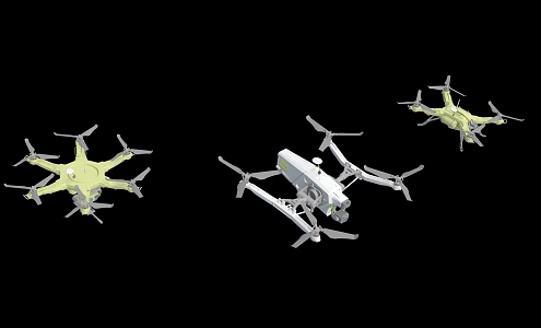 UAV aircraft 3d model