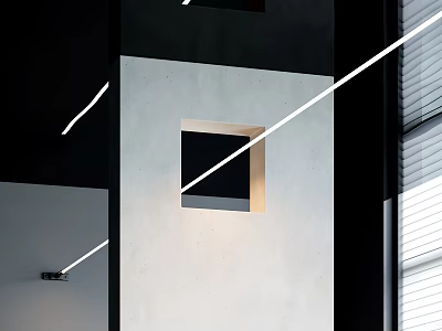 Modern Decorative Linear Strip Lights For Interior Wall And Ceiling Design 3d model