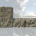 Mountain sandstone cliff sand stone cliff rock wall weathered mountain rock stone karst shaped mountain wall 3d model