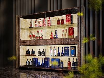 High-grade liquor Maotai liquor bottle high-grade liquor cabinet liquor model