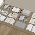 Books Open Books 3d model