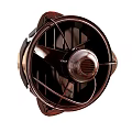 Air Conditioner Fan Core Component With Metal Blades And Rotor Structure