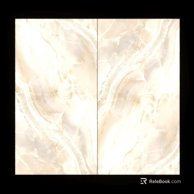 Elegant Light Beige Marble Texture Wall Decor for Modern Interior Design 3d model 