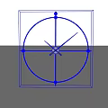 Modern Round Wall Clock With Minimalist Metal Frame And Black Hands