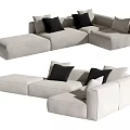 Modern Poliform Multiplayer Sofa 3d model