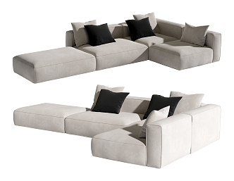 Modern Poliform Multiplayer Sofa 3d model