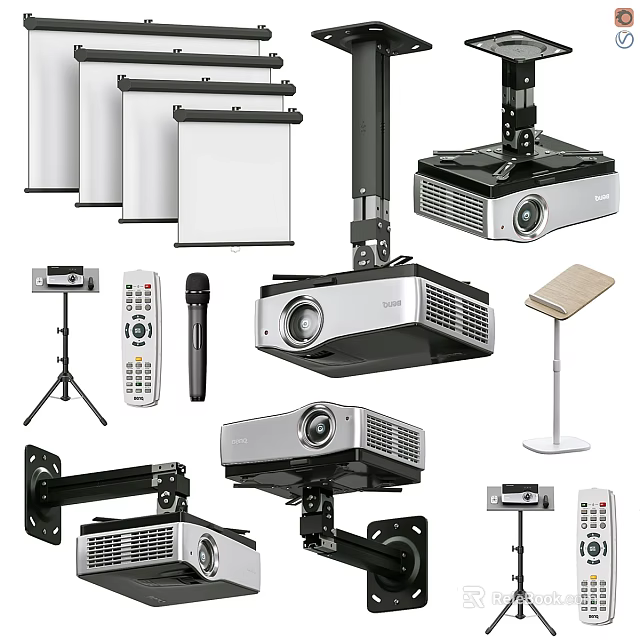 Practical Modern Bathroom Accessories Set With Towel Rack Soap Dish And Toothbrush Holder 3d model 