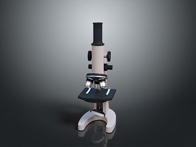 Microscope Magnifier Experimental Equipment Physical Equipment Chemical Observation Equipment Inspection Equipment Science Fiction Equipment 3d model