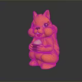 Squirrel Cartoon Squirrel Animation Squirrel Animation Squirrel Cartoon Characters Cartoon Animals Cartoon Small Animals 3d model