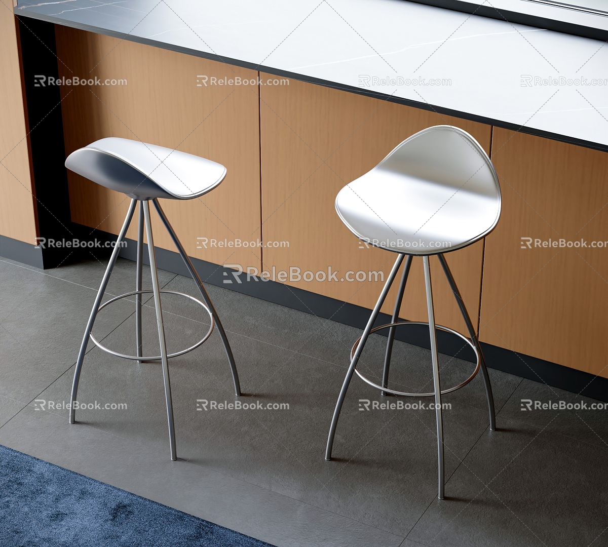 Modern Bar Chair Bar Stool High Chair Metal Bar Chair Bar Chair 3d model