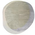 Soft Textured Square Rug With Neutral Tones For Modern Living Room Decor