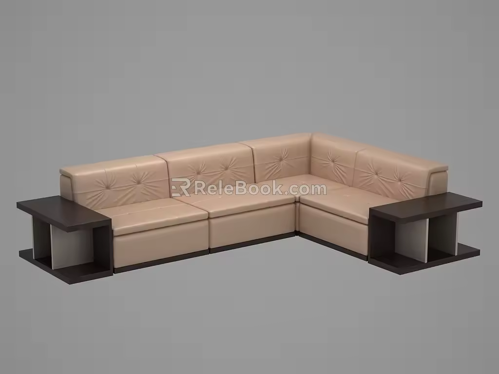 Nordic sofa combination 3d model