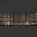 Old Weathered Roof Model With Broken Tiles And Vintage Wooden Structure Design