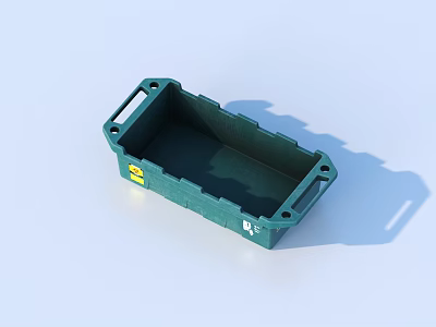 Toolbox Storage Basket Hardware Cabin Assembly 3d model