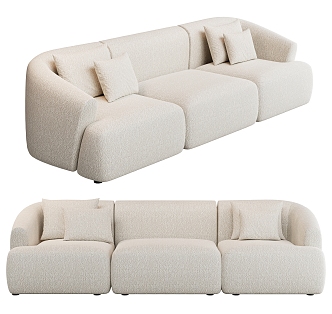 Modern Arcolor Multiplayer Sofa 3d model