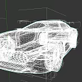 Green BMW Sports Car With Modern Sleek Body And LED Headlights Design