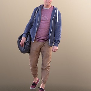 modern man 3d model