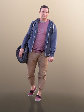 modern man 3d model