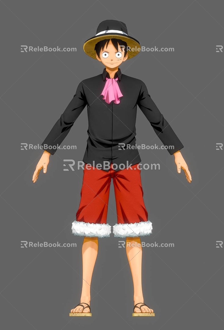 One Piece Luffy Cartoon Animation Manga Animation Japanese One Piece Luffy Straw Hat Boy Movie model