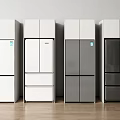 Modern Home Refrigerators And Freezers In Various Colors And Styles