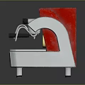 Red Espresso Machine A Modern Kitchen Appliance With Stylish Control Panel Design
