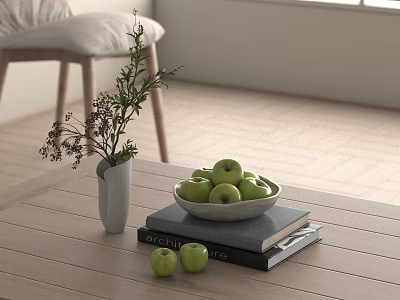 Fruit Plate Ornaments 3d model