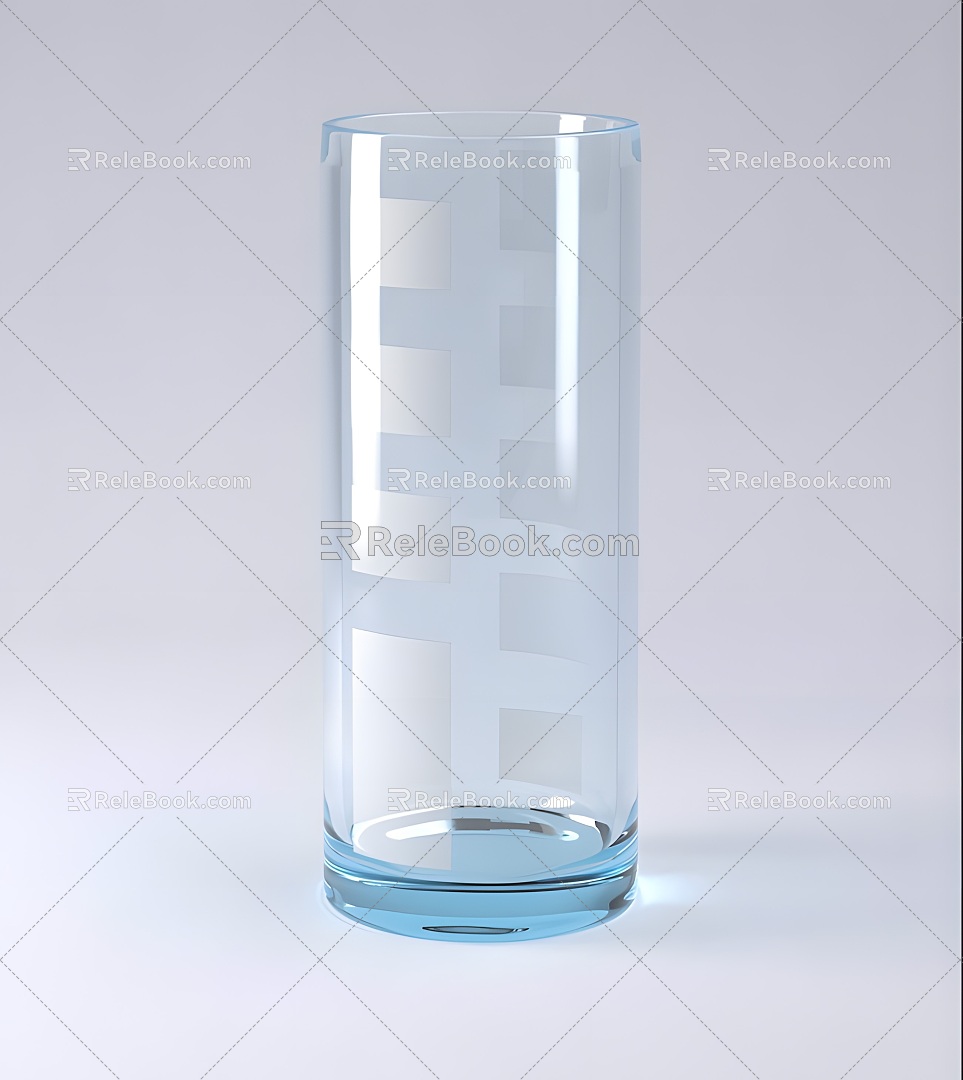 Modern glass 3d model