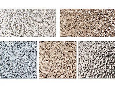 Textured Wall Surfaces in Various Colors for Modern Interior Design 3d model
