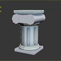 Columns Stone Columns Stone Columns Old Columns Roman Columns Roman Columns Classical Columns Greek Columns 3d model