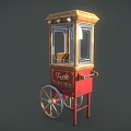 Popcorn machine 3d model