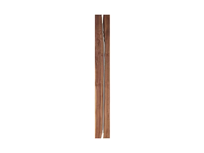 Modern Wooden Wall Lamp With Sleek Linear Design For Indoor Lighting Decor 3d model