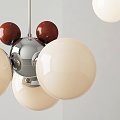 Mickey children's room chandelier cream wind cartoon ball lamp bedroom chandelier 3d model