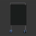 Stainless Steel Medical Cart With Wheels And Top Tray For Hospital Use