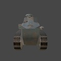 The Renault Tank 3d model