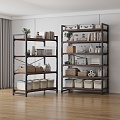 Modern Simple Storage Rack 3d model