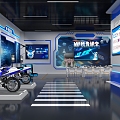 Modern VR Traffic Classroom Traffic Classroom 3d model