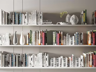Modern Books Ornaments Books Newspapers and Periodicals Books Picture Album Study Ornaments Bookcase Ornaments 3d model