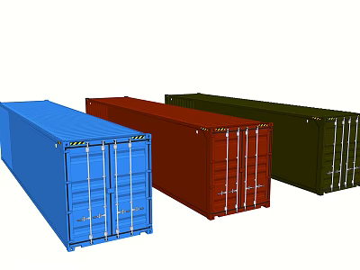 Modern container sketch container 3d model