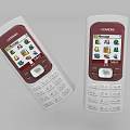 Siemens Feature Mobile Phones With App Icons And Physical Keyboard