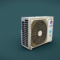 GREE Air Conditioner Fan Outdoor Unit with Copper Tube and Black Hose