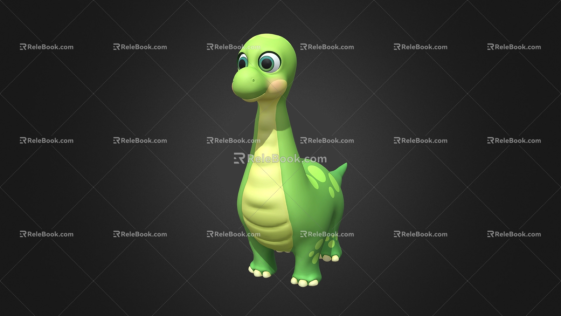 Cartoon Dinosaur Dinosaur Low Poly Dinosaur Toy Dinosaur Cartoon Animal 3d model