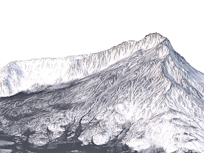 Snow Mountain Peak model