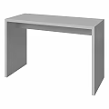 Modern Simple Gray Desk With Smooth Tabletop And Stable Structure 3d model