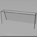 Soccer Goal With Sturdy Metal Frame And Diamond Mesh Net Structure