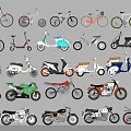 Motorcycle Mobike Harley 3d model