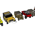 Collection Of Off Road Cars With Various Colors And Different Design Styles