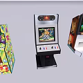 Electric Toys Various Designed Classic Arcade Machines with Colorful Patterns Game Screens and Control Buttons